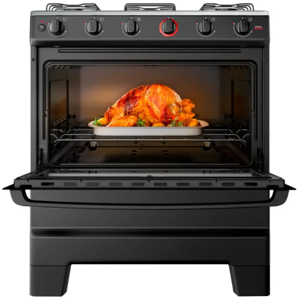 Fogao Esmaltec com Mesa de Inox Ideal Super 5 Bocas F5IAP Preto-7b2c80e7-8108-4696-9b83-e9c794937190