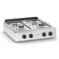 Fogão Esmaltec Mesa de Aço Inox Ideal Eco 4 Bocas F4MFB Branco-6a2f1ffa-17b0-4b1b-b7c0-313944ff0525