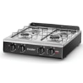 Fogão Esmaltec Mesa de Aço Inox Ideal Eco 4 Bocas F4MFP Preto-10c38336-b8e3-490f-ab50-a9fba5749095