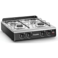 Fogão Esmaltec Mesa de Aço Inox Ideal Eco 4 Bocas F4MFP Preto-75cbaf59-8018-4bb1-8151-789fbdab8a0e