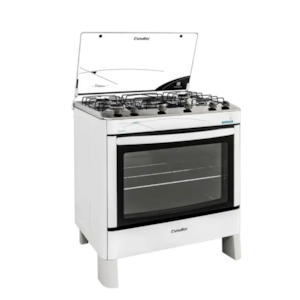 Fogao Esmaltec Mesa de Inox Agata 5 Bocas com Acendimento Automatico Branco