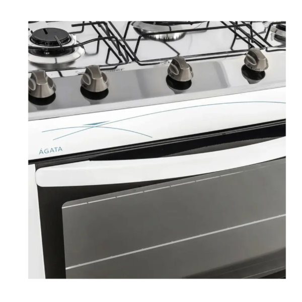 Fogao Esmaltec Mesa de Inox Agata 5 Bocas com Acendimento Automatico Branco-b717199b-a2e0-42e0-9958-60e6b35dee2b