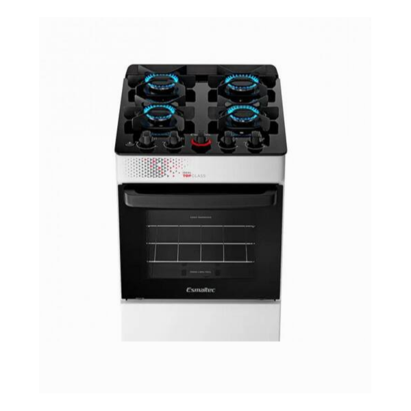 Fogao Esmaltec Mesa De Vidro Ideal Top 4 Bocas Acendimento Automatico T4VAB Branco-6d70126f-d236-44ac-a89c-9bcd96bf0e54