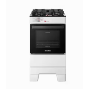 Fogao Esmaltec Mesa De Vidro Ideal Top 4 Bocas Acendimento Automatico T4VAB Branco