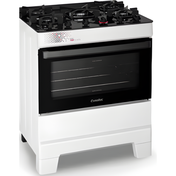 Fogao Esmaltec Mesa De Vidro Ideal Top 5 Bocas Acendimento Automatico T5VAB Branco-663f51ff-e6f4-494c-807e-7cdc82f46fa1