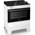 Fogao Esmaltec Mesa De Vidro Ideal Top 5 Bocas Acendimento Automatico T5VAB Branco-9004e287-8519-4b2e-ac89-3415677cfbea