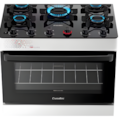 Fogao Esmaltec Mesa De Vidro Ideal Top 5 Bocas Acendimento Automatico T5VAB Branco-440210cd-4ff1-40e4-b6b7-00c0484154d4