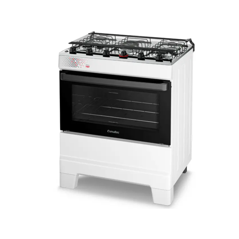 Fogão Esmaltec Mesa Inox Ideal Top 5 Bocas