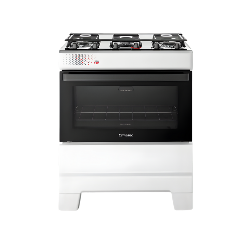 Fogao Esmaltec Mesa Inox Ideal Top 5 Bocas Acendimento Automatico T5IAB Branco-f95f347f-b14f-4b74-8611-18288e9e8256