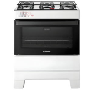 Fogao Esmaltec Mesa Inox Ideal Top 5 Bocas Acendimento Automatico T5IAB Branco