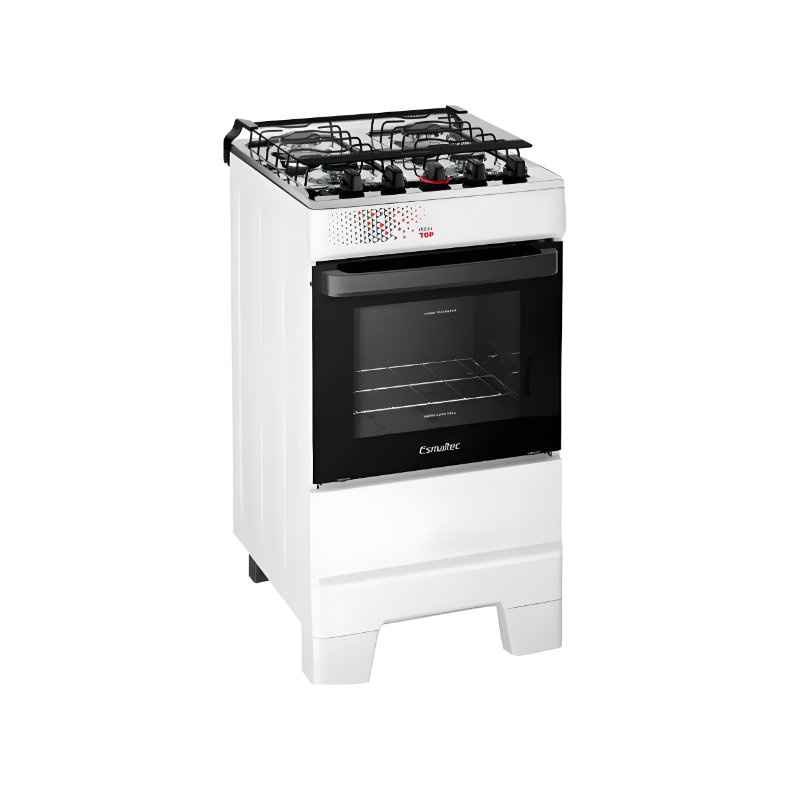 Fogao Esmaltec Mesa Inox Idel TOP 4 Bocas Acendimento Automatico T4IAB Branco-715c10b1-70eb-4e91-8253-efbb6ab92a0b