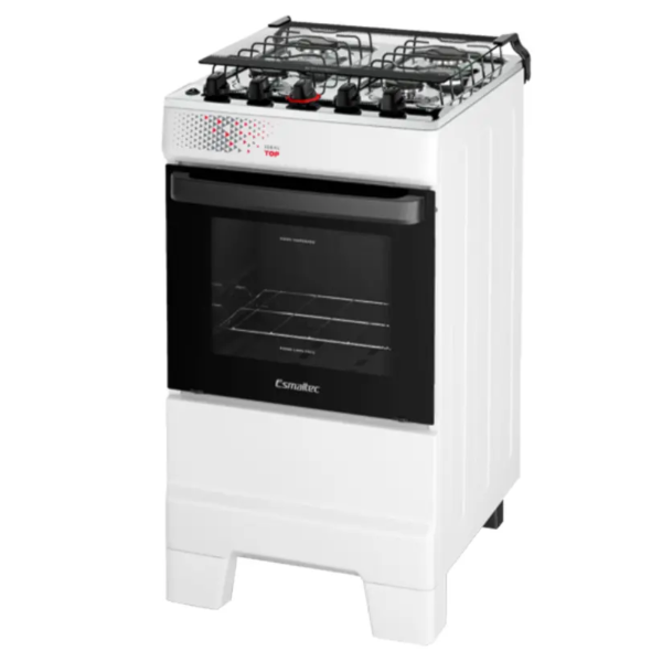 Fogao Esmaltec Mesa Inox Idel TOP 4 Bocas Acendimento Automatico T4IAB Branco-5fc26c87-372a-4df8-a13c-e45a4a97cb11