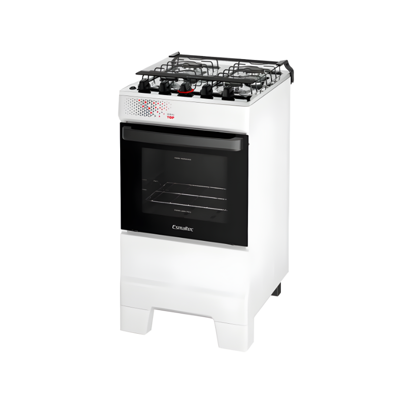 Fogao Esmaltec Mesa Inox Idel TOP 4 Bocas Acendimento Automatico T4IAB Branco-ee6a9ed5-dd71-4403-8691-c3ffe96c91b2