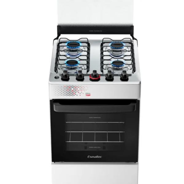 Fogao Esmaltec Mesa Inox Idel TOP 4 Bocas Acendimento Automatico T4IAB Branco-75c70fe2-2593-4bca-abdd-8aa6b873cc16