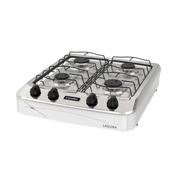 Fogao Esmaltec Portatil Laguna Mesa em Aco Inox 4 Bocas Branco-d0e235ca-e65f-4687-a09b-21d5e09739dd