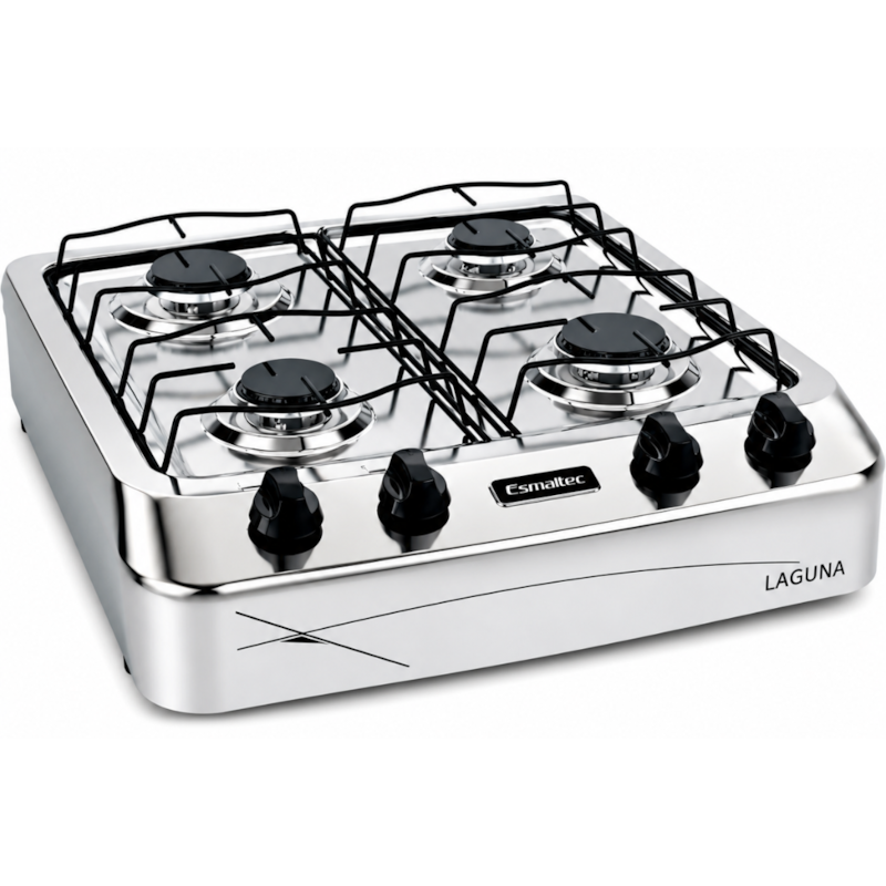 Fogao Esmaltec Portatil Laguna Mesa em Aco Inox 4 Bocas Branco-665c70e5-6da3-495d-bf7c-bb28bb11d778