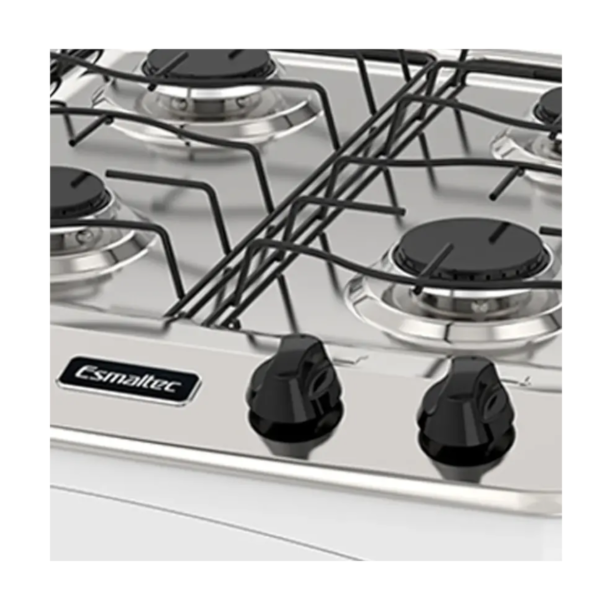 Fogao Esmaltec Portatil Laguna Mesa em Aco Inox 4 Bocas Branco-9b09de22-55cc-4201-a94e-92e626cd2b9d