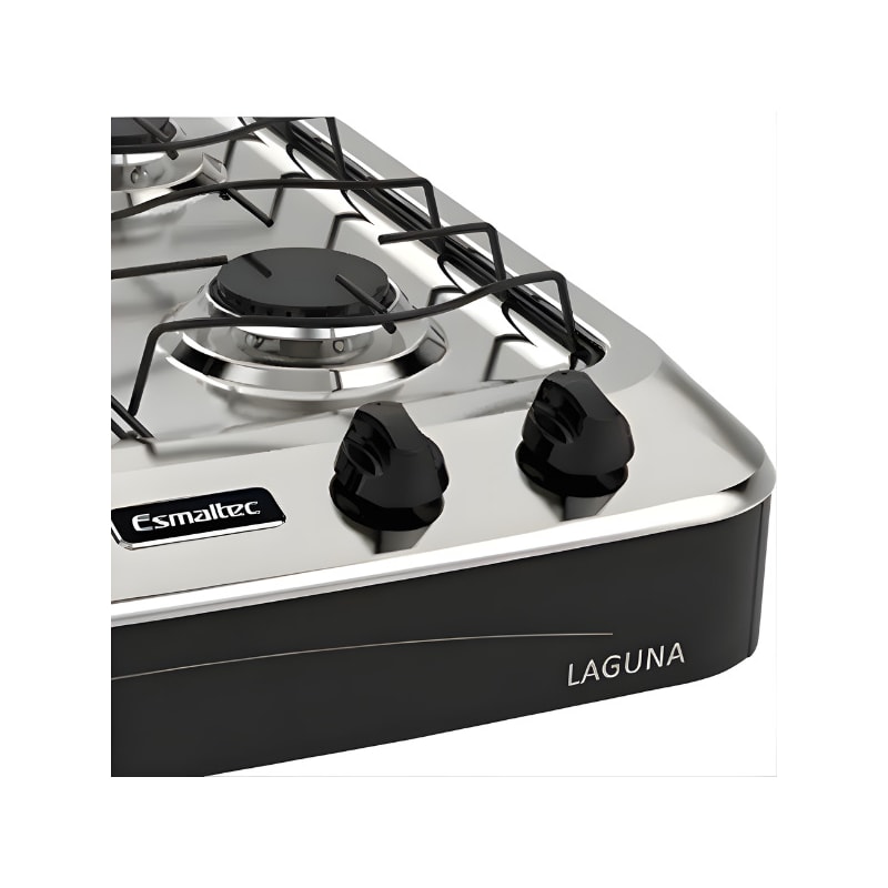 Fogao Esmaltec Portatil Laguna Mesa em Aco Inox 4 Bocas Preto-79375ca3-35ea-4855-8f63-8ec70cb0bea1