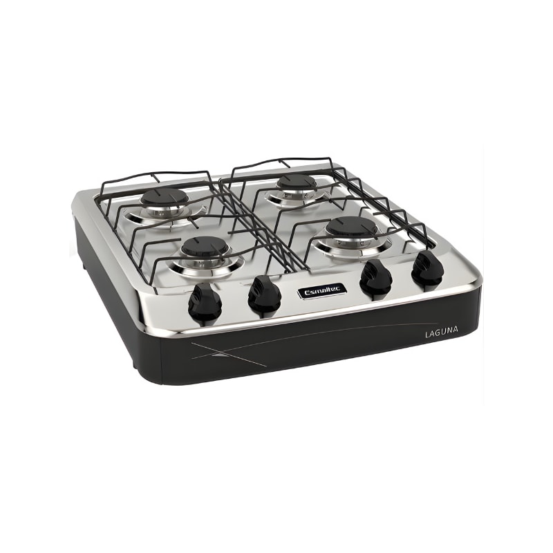 Fogao Esmaltec Portatil Laguna Mesa em Aco Inox 4 Bocas Preto-357775fa-b1f3-421e-9a60-e2b7c36bc849
