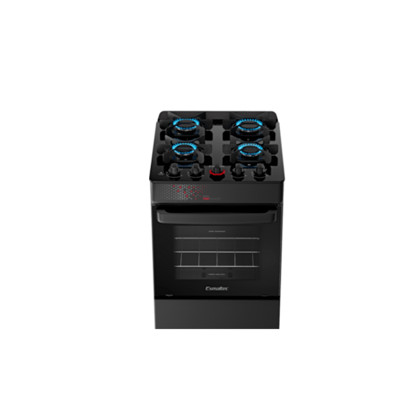 Fogao Esmaltec T4vat 4 Bocas Titanium-9e519563-1a85-481d-8a54-f1cc98591a58