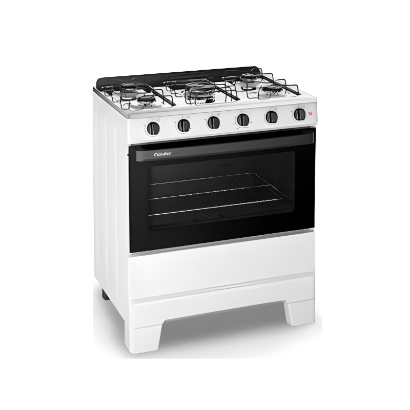 Fogao Esmatec com Mesa de Inox Ideal Pop 5 Bocas com Acendimento Manual F5ISB Branco