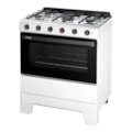 Fogao Esmatec com Mesa de Inox Ideal Pop 5 Bocas com Acendimento Manual F5ISB Branco-bd41a80c-221b-430e-a6fe-06a9a09700bc
