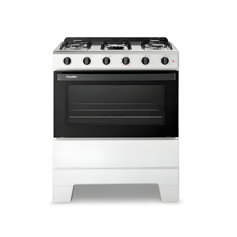 Fogao Esmatec com Mesa de Inox Ideal Pop 5 Bocas com Acendimento Manual F5ISB Branco