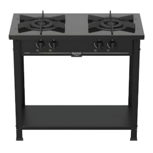 Fogão Industrial Dako 2 Bocas Couraçado Preto