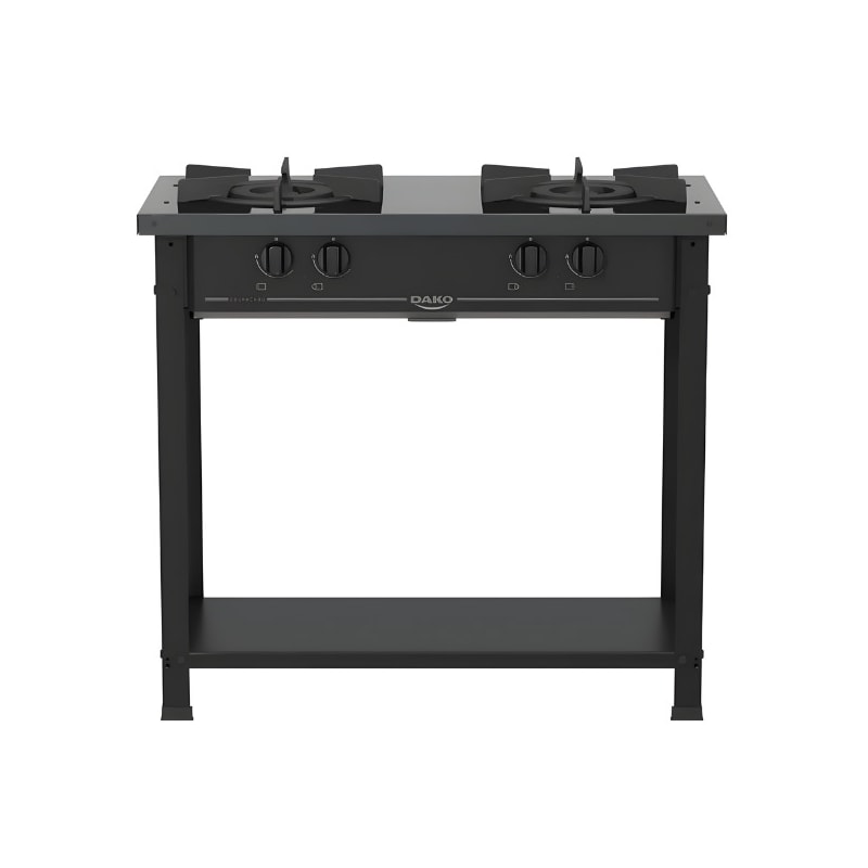Fogão Industrial Dako 2 Bocas Couraçado Preto-429cef68-9c89-4012-bbcf-fce9dac24e28