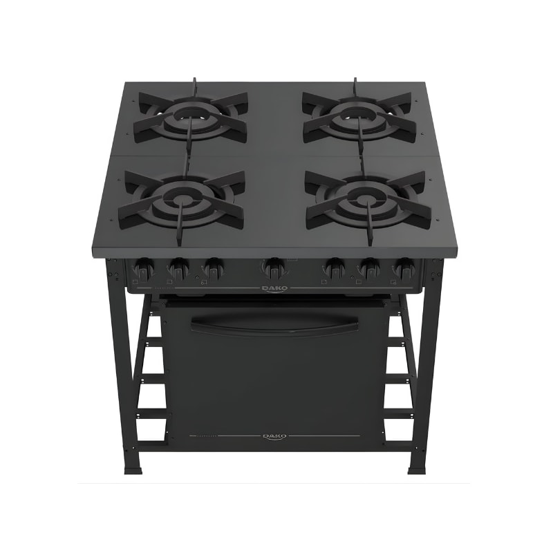 Fogão Industrial Dako 4 Bocas com Forno Dupla Chama-3138717a-629c-41b3-abd6-c3c3ee23d873
