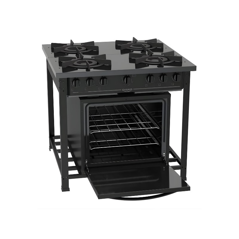 Fogão Industrial Dako 4 Bocas com Forno Dupla Chama-5ef428e2-794c-45a6-bcd5-21811f5a4d34