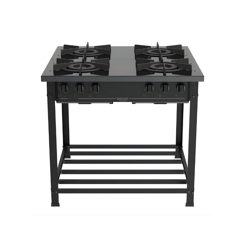 Fogão Industrial Dako 4 Bocas Couraçado Preto-2cd7f806-2854-4b06-ac5c-1d58ddc34346