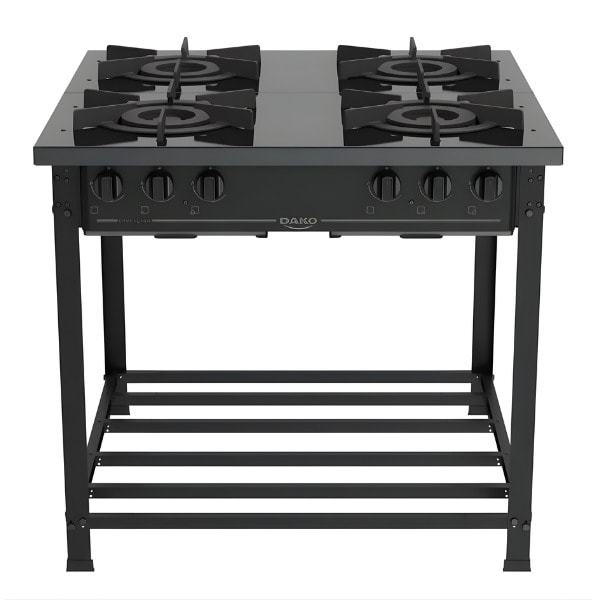 Fogão Industrial Dako 4 Bocas Couraçado Preto-8c88a072-089f-40ee-bc18-542b7c325165