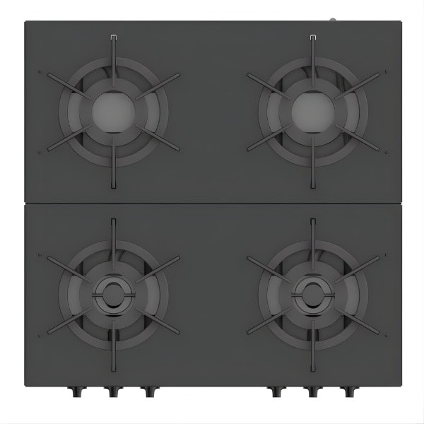 Fogão Industrial Dako 4 Bocas Couraçado Preto-0cfbf7f0-df67-4f61-be23-7f9787202e93