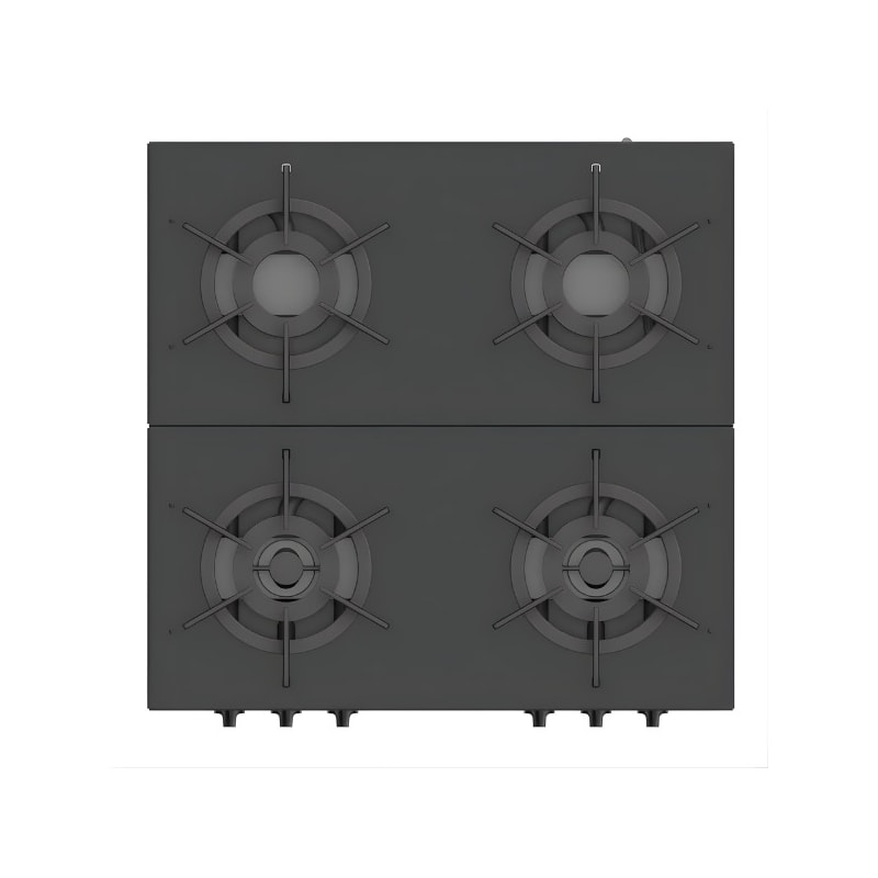 Fogão Industrial Dako 4 Bocas Couraçado Preto-b5731d35-8fc6-4233-824e-28846bc7667e