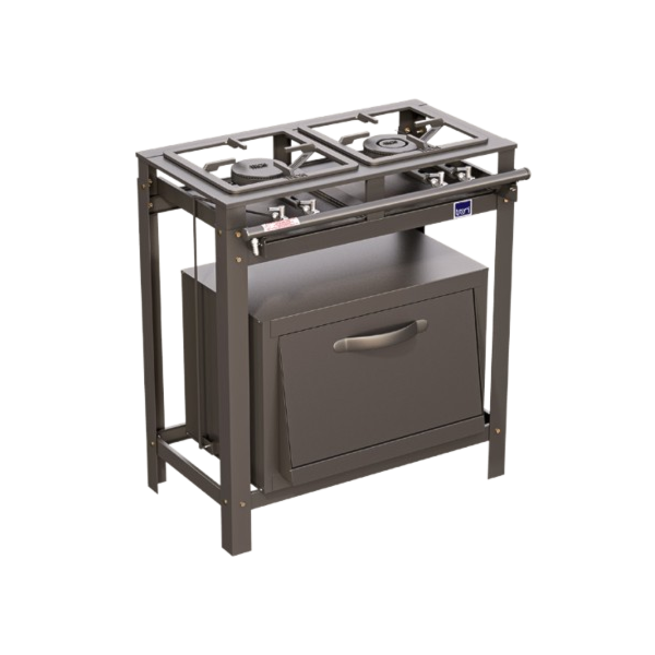Fogao Industrial Tron N.E 1 Queimador Simples 1 Queimador Duplo 30X30 com Forno Grafite-1744bc7d-beb3-4e6b-9a6c-722d57028f94