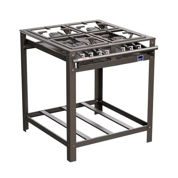 Fogao Industrial Tron N.E 2 Queimador Simples e 2 Queimador Duplo 30X30 com Porta Panela Grafite-3ffbbb54-29bd-4406-a4a9-ec87d94187ac