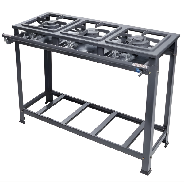 Fogao Industrial Tron N.E 3 Bocas 30X30 Porta Panela Grafite-7c3e63a2-5f2a-4329-858f-91706ec04149