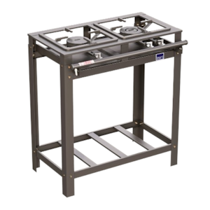 Fogão Industrial Tron N.E com 1 Queimador Simples e 1 Queimador Duplo 30x30 com Porta Panela Grafite