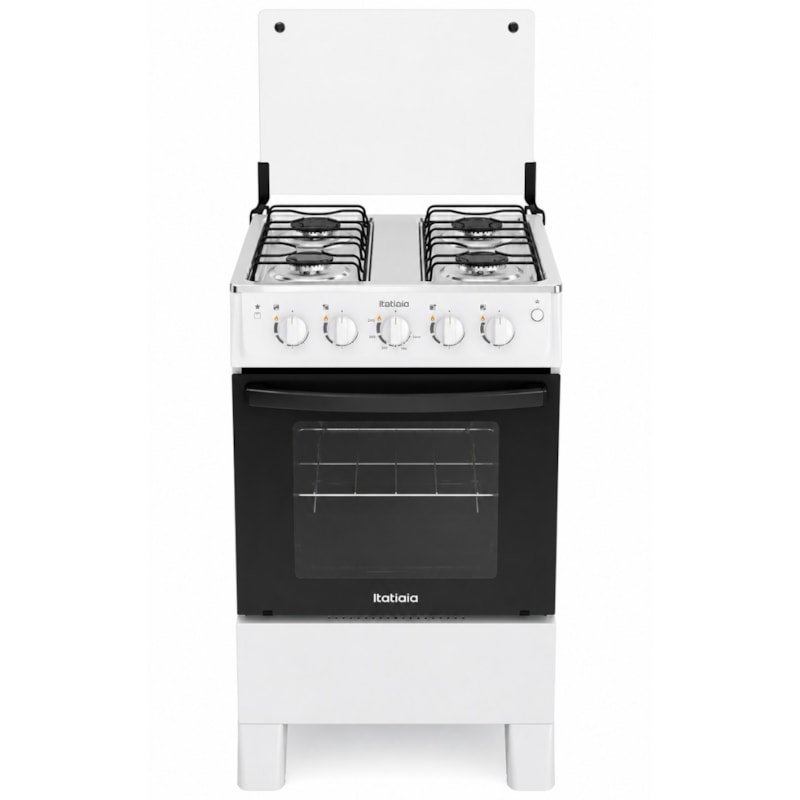Fogao Itatiaia com Mesa de Inox Star New 4 Bocas Branco-15181daa-84a9-4808-8bec-de36c197089c