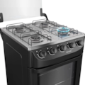 Fogao Mueller com Mesa de Inox 4 Bocas com Acendimento Manual MFI4BA Preto Fosco-758e3f71-8a40-476e-b34a-80bcd4e8deb0