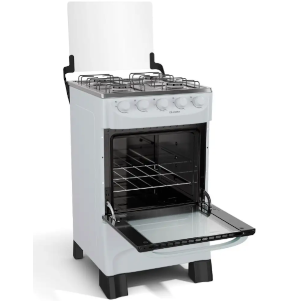 Fogao Mueller com Mesa de Inox 4 Bocas MFI4BA Branco-70129844-9f78-446c-b89f-e88fc3d7b046