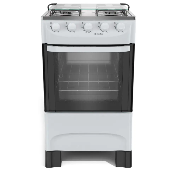 Fogao Mueller com Mesa de Inox 4 Bocas MFI4BA Branco-291f711f-8868-40d2-9c13-b4c869d3e2ac