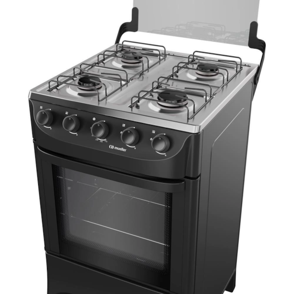 Fogao Mueller com Mesa de Inox 4 Bocas MFI4BA Preto Fosco-47764d13-c344-457f-be25-0c30d813da00