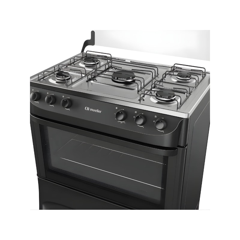 Fogao Mueller com Mesa de Inox 5 Bocas com Acendimento Manual MFI5BA Preto Fosco-d203a0b5-dfe1-4daf-82ed-8c836b15f364