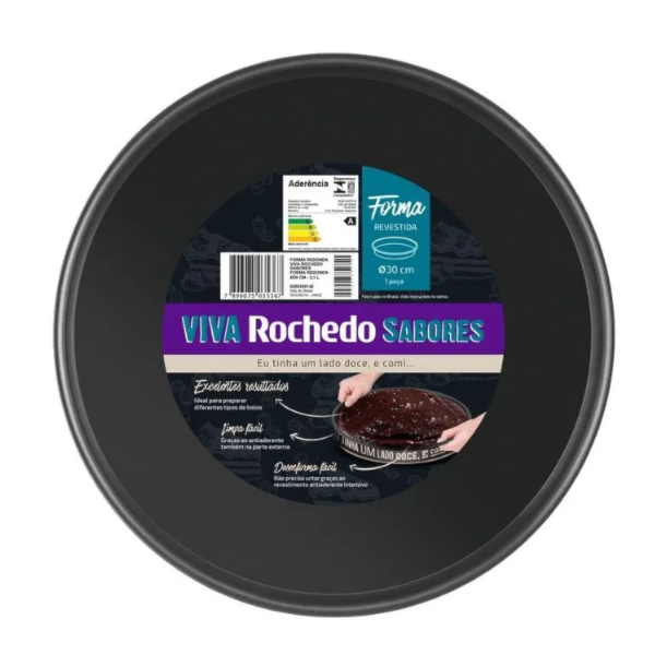 Forma Redonda Viva Rochedo Sabores 30cm -d8d170d5-5b07-4192-93f0-3cb0ac2a00f2