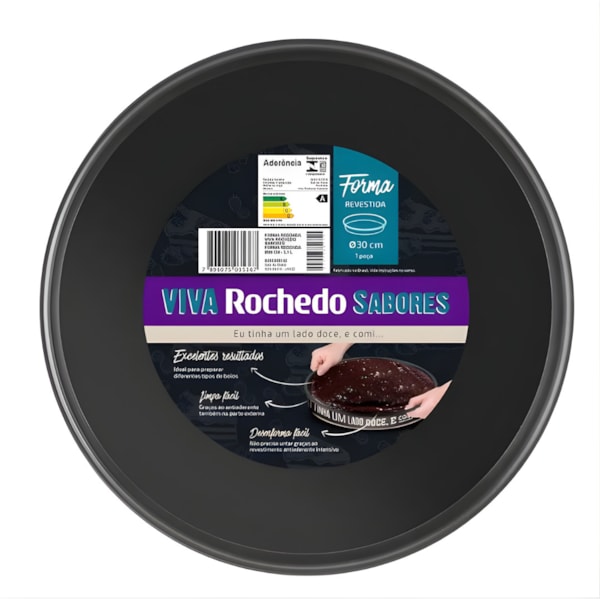 Forma Redonda Viva Rochedo Sabores 30cm -6cda8105-c6c0-4aef-8b3e-499174499352