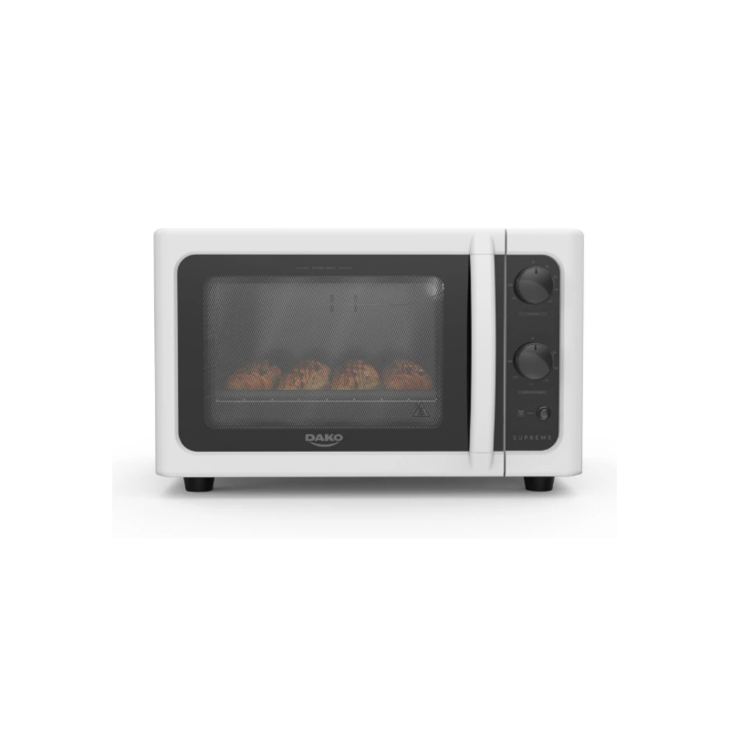 Forno de Bancada Eletrico Dako Supreme 44L com Grill Dourador 127V Branco
