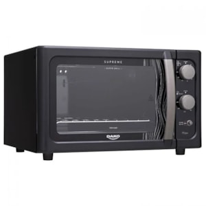 Forno de Bancada Elétrico Dako Supreme 44L Com Grill Dourador 127V Preto