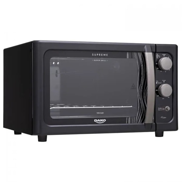 Forno de Bancada Elétrico Dako Supreme 44L Com Grill Dourador 127V Preto-cf277a06-ef53-4edf-954d-5626532a49c8